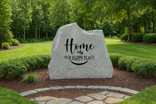 Home Our Happy Place Stone