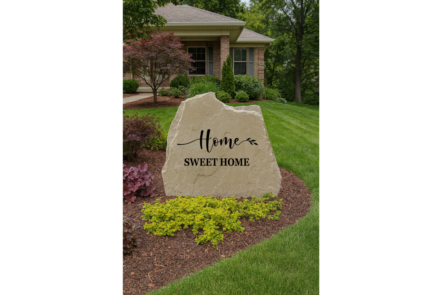 Home Sweet Home Decor Stone