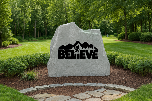 Bigfoot Believe Stone