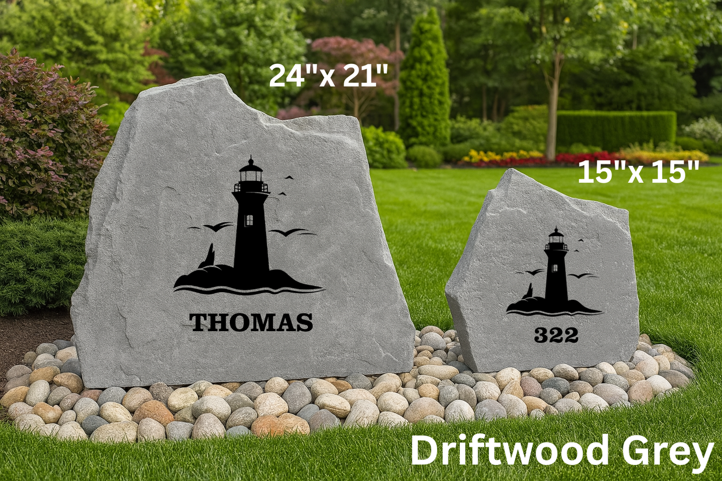Lighthouse Name or Address Stone