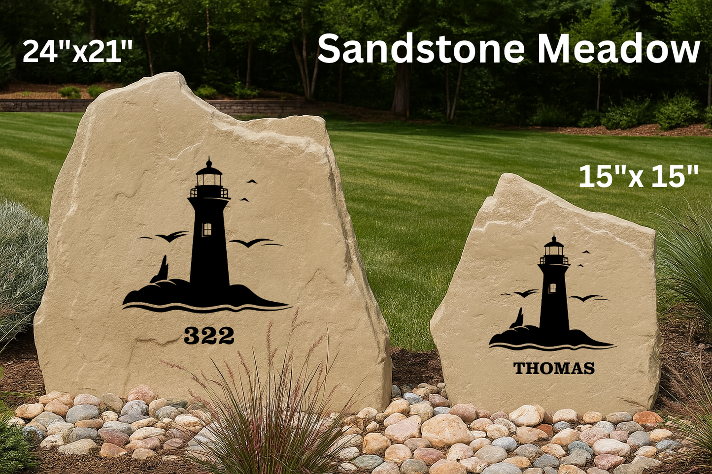Lighthouse Name or Address Stone