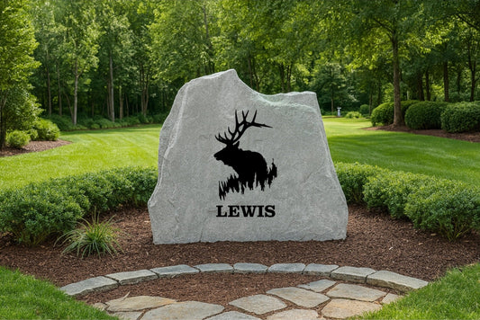 Bull Elk Address or Name Stone